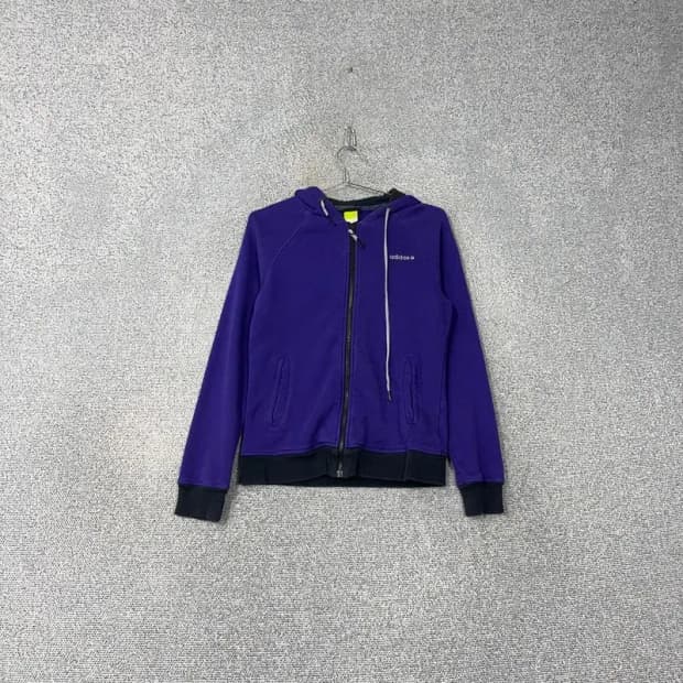 아디다스 퍼플 빈티지 Y2K 후드집업 95