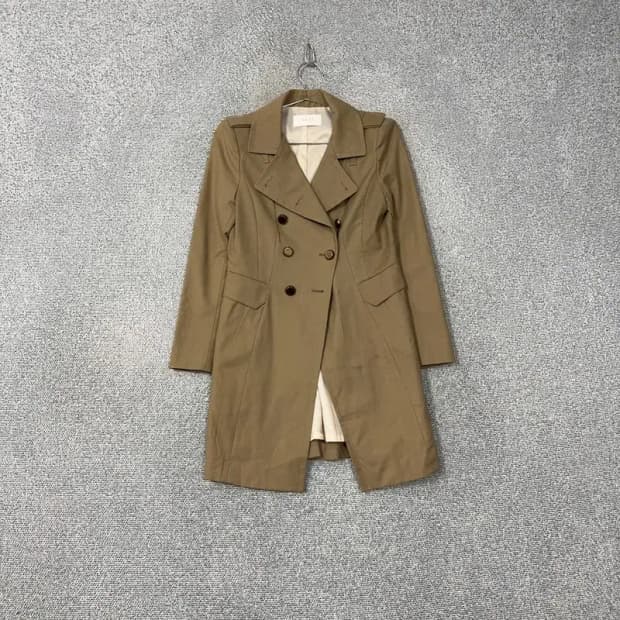 SJSJ 캐주얼 브라운 트렌치코트 90