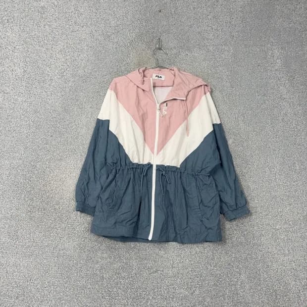 휠라 여성 핑크 바람막이 L