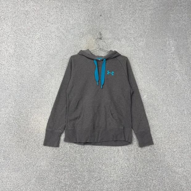 언더아머 남성 캐주얼 딥그레이 후드티 S-M