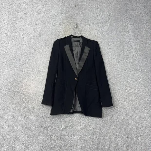시스템 한섬 여성 클래식 원버튼 정장 블레이저 자켓 82-94-160