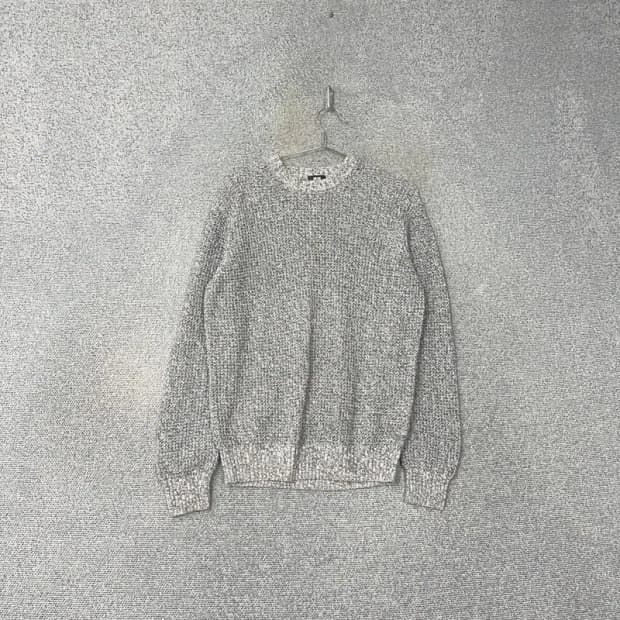 유니클로 캐주얼 라이트 그레이 니트 L