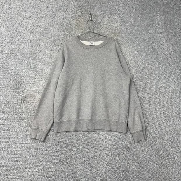 자라 베이직 그레이 맨투맨 XL