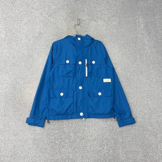 아디다스 포켓 블루 바람막이 자켓 95