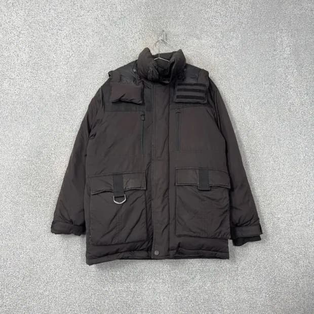 MLB  포켓 블랙 패딩 100