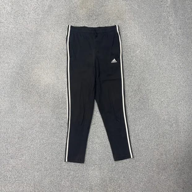 아디다스 로고 삼선 블랙 팬츠 95