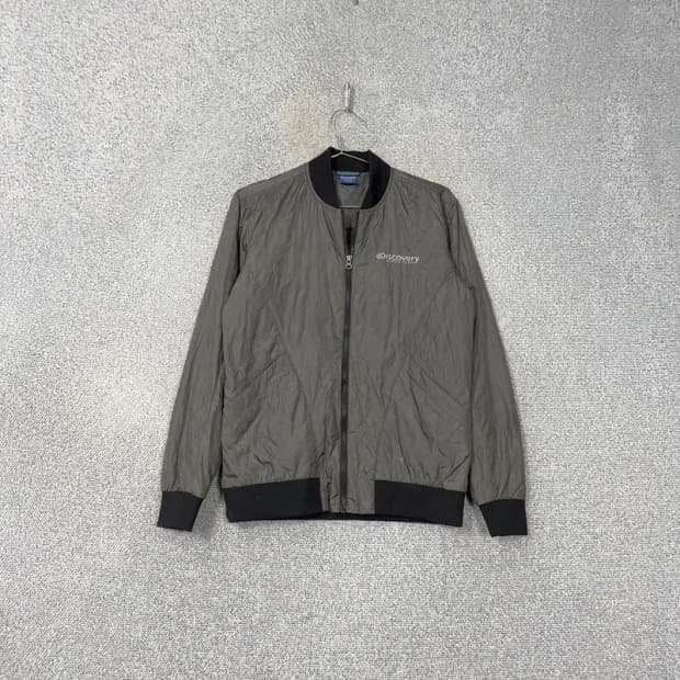 디스커버리 그레이 퀄팅 블루종 95