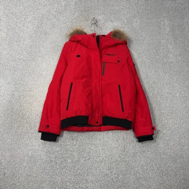 게스 캐주얼 덕다운 오리털 패딩 점퍼 M