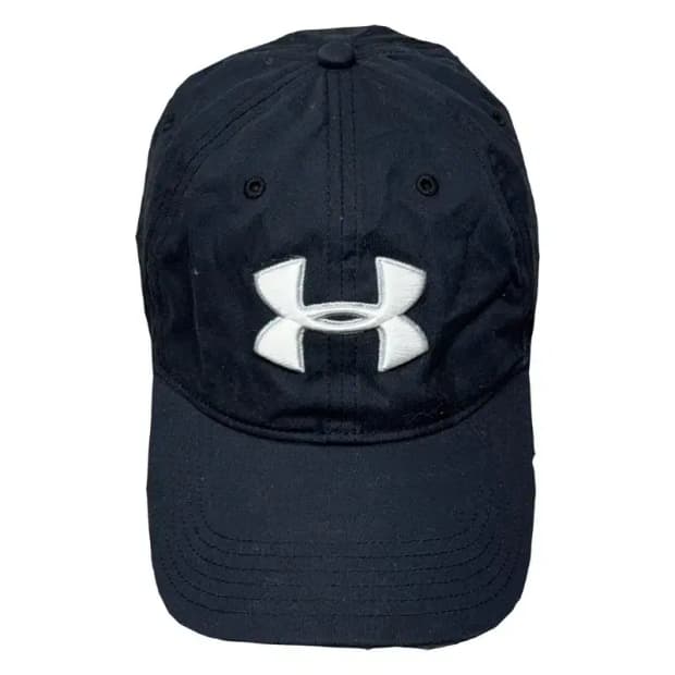 언더아머 네이비 로고 볼캡 OSFA