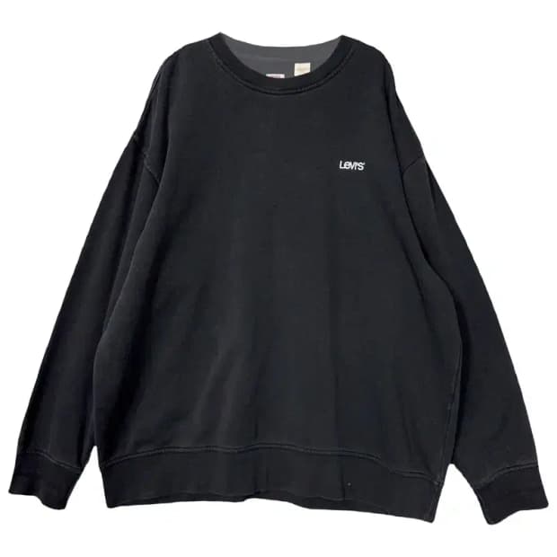 리바이스 블랙 오버 사이즈 맨투맨 XL/TG/EG