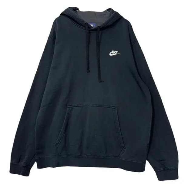 나이키 네이비 로고 후드티 XXL