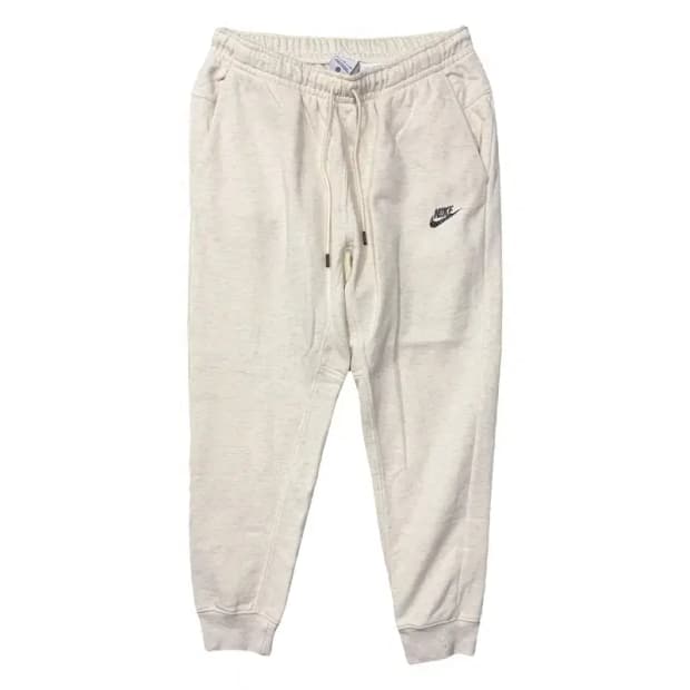 나이키 크림 로고 밴딩 조거팬츠 XL