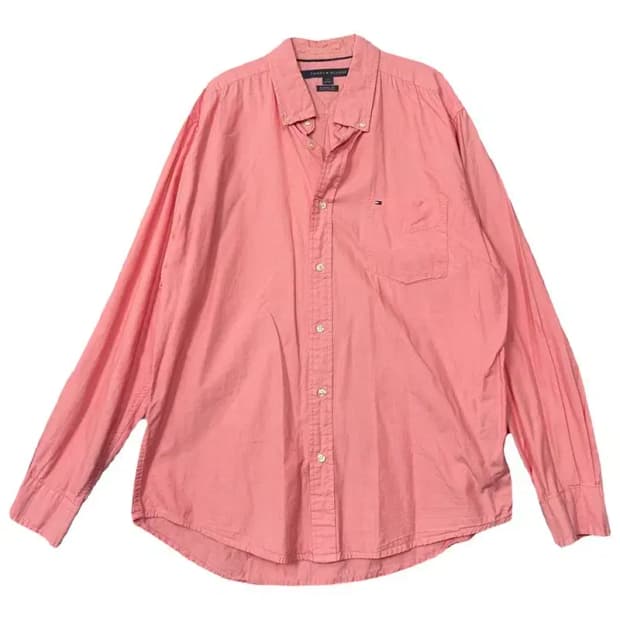 타미힐피거 핑크 캐주얼 셔츠 L/G