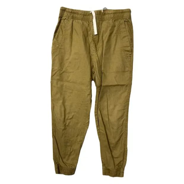 자라 카키 브라운 밴딩 조거팬츠 S