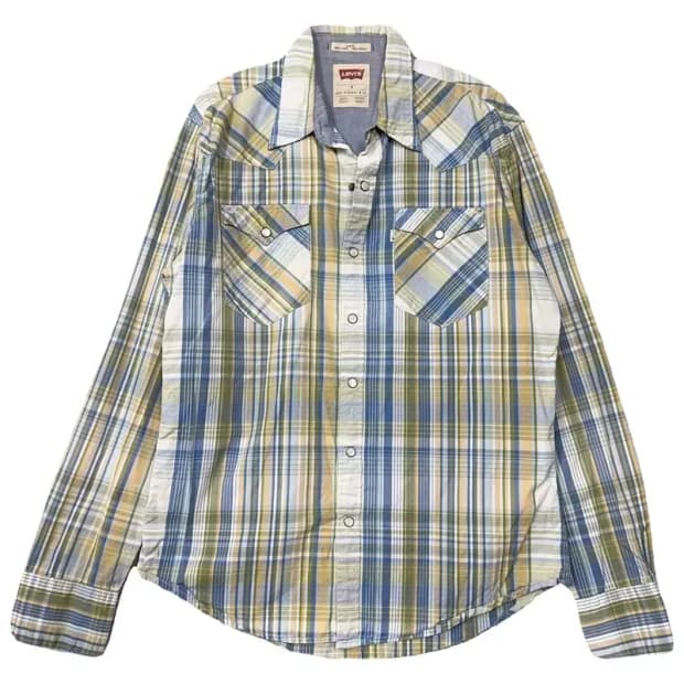 리바이스 빈티지 체크 투포켓 셔츠 M