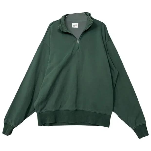 파르티멘토 그린 반집업 스웻셔츠 맨투맨 M
