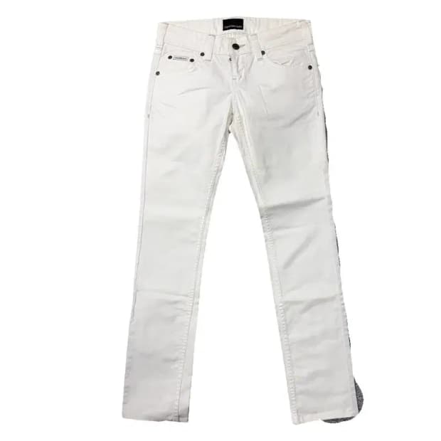 캘빈클라인 여성 화이트 청바지 25 32