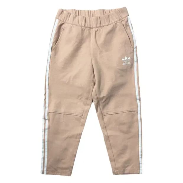 아디다스 여성 라이트 핑크 불꽃 로고 트레이닝 팬츠 90