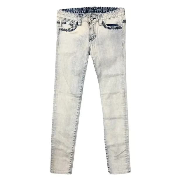 게스 여성 빈티지 돌청 청바지 67(27)