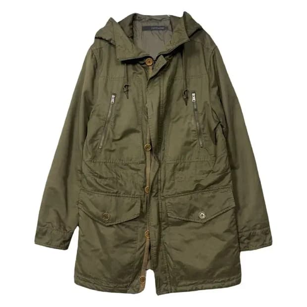 캘빈클라인 카키 빈티지 야상 점퍼 코트 XL