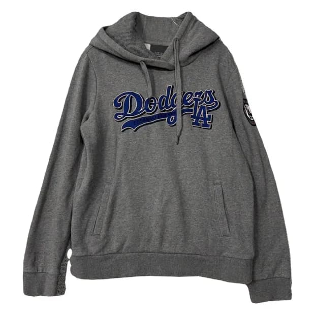 엠엘비 LA다저스 그레이 후드티 S