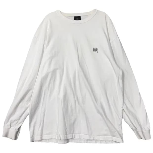브라운브레스 화이트 로고 오버핏 긴팔티 XL