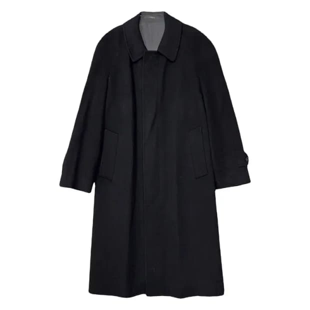 닥스 블랙 울 캐시미어 코트 100-175