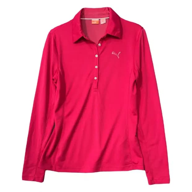 푸마 핑크 여성 기능성 카라티 M