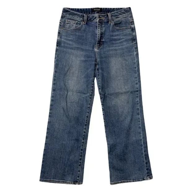 게스 삼각 로고 와이드 핏 청바지 67(27)