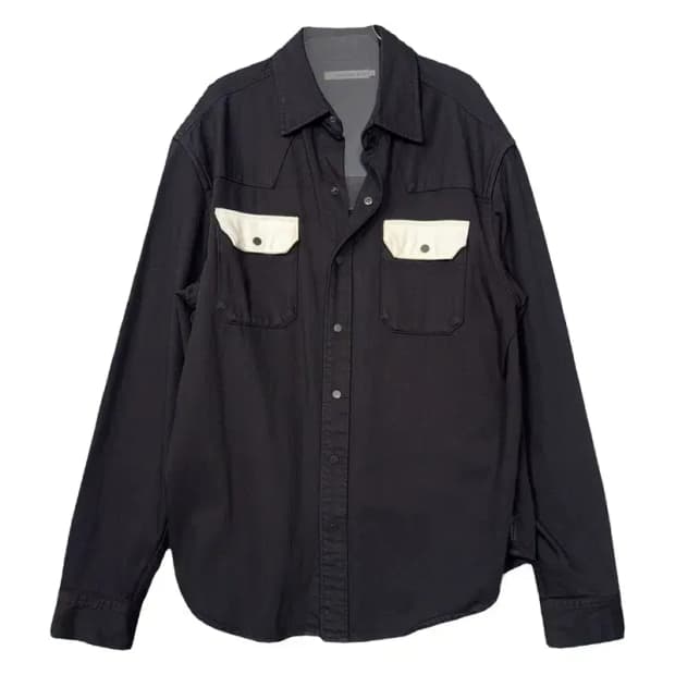 캘빈클라인 블랙 셔츠 M