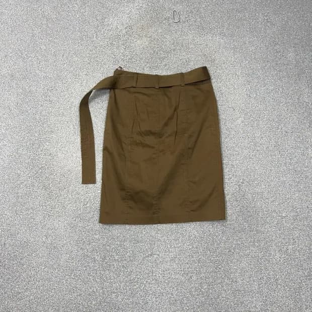 DKNY 브라운 벨티드 스커트 4