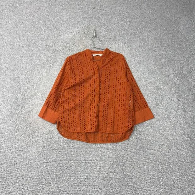 자라 빈티지 레이스 블라우스 M