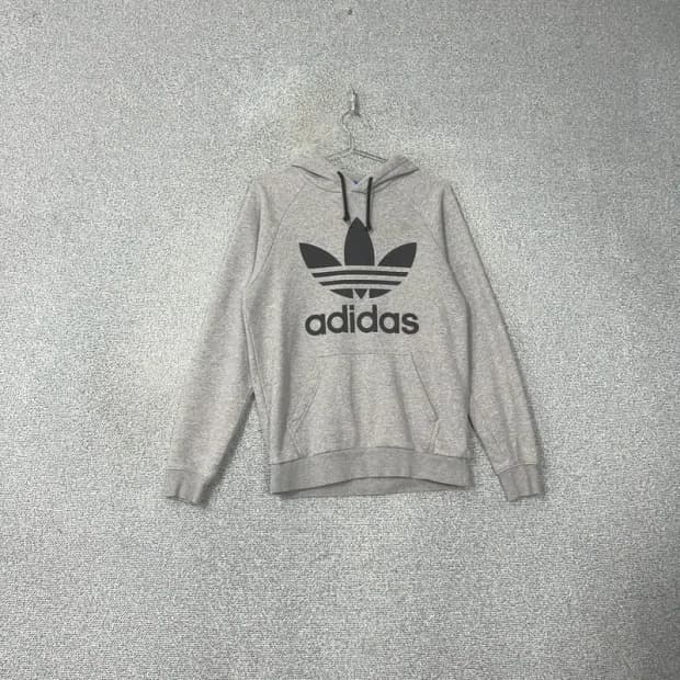 아디다스 빅로고 그레이 맨투맨 95