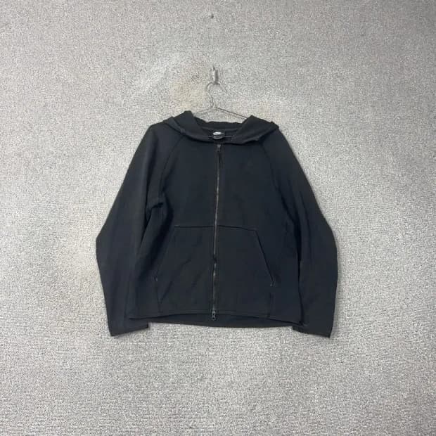나이키 블랙 캐주얼 로고 후드집업 L