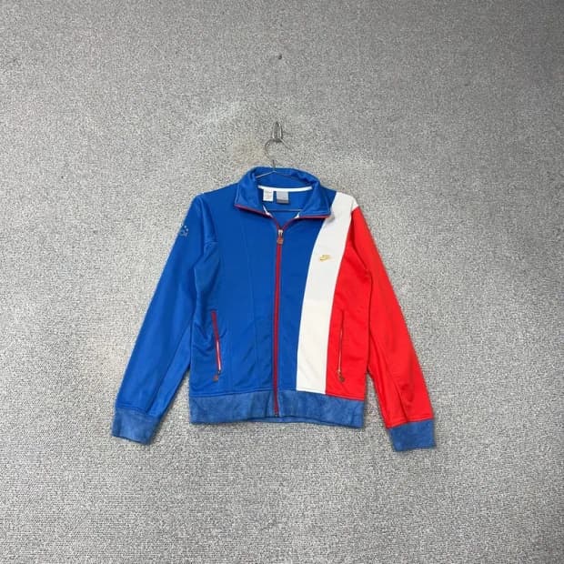 나이키 빈티지 멀티컬러 트랙탑 저지 L