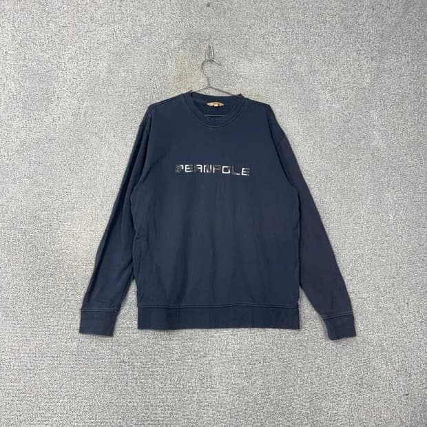 빈폴 로고 프린팅 네이비 맨투맨 110