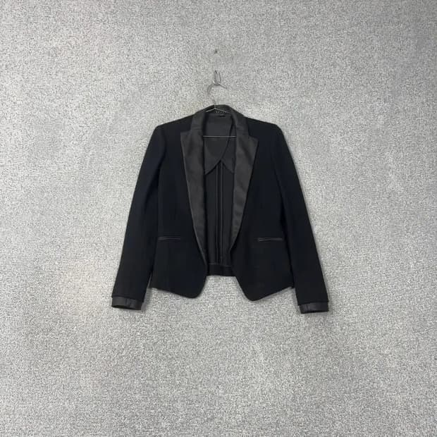 띠어리 여성 블랙 블레이저 0사이즈