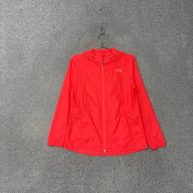 노스페이스 코랄 로고 여성 기능성 운동 등산 바람막이 S