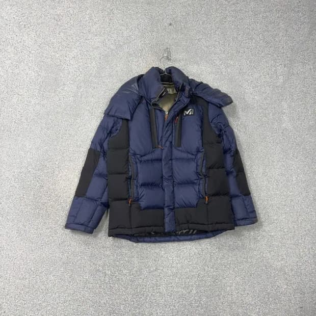 밀레 네이비 패딩 100