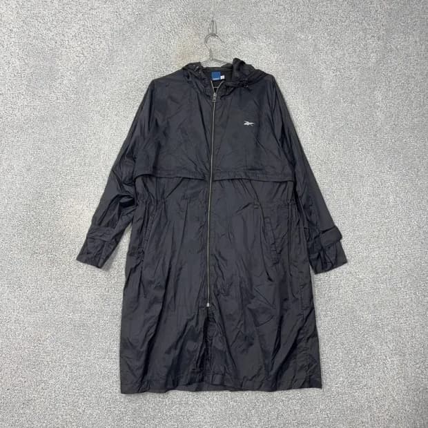 리복 블랙 기능성 우븐 코트 XL