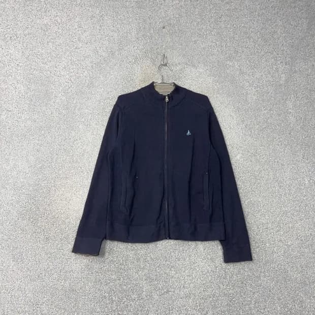 빈폴 코튼 니트 네이비 가디건 100