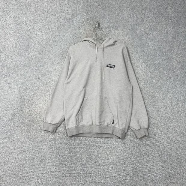 디스이즈네버댓 로고 그레이 후드티 S