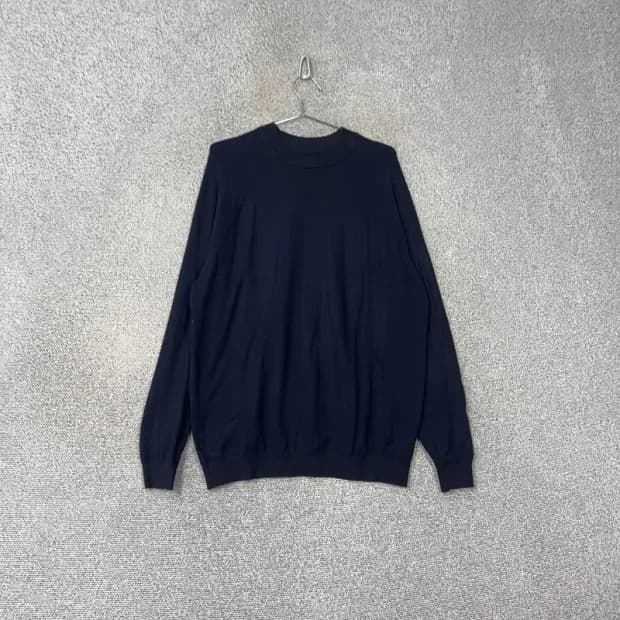 자라 남성 캐주얼 네이비 니트 S