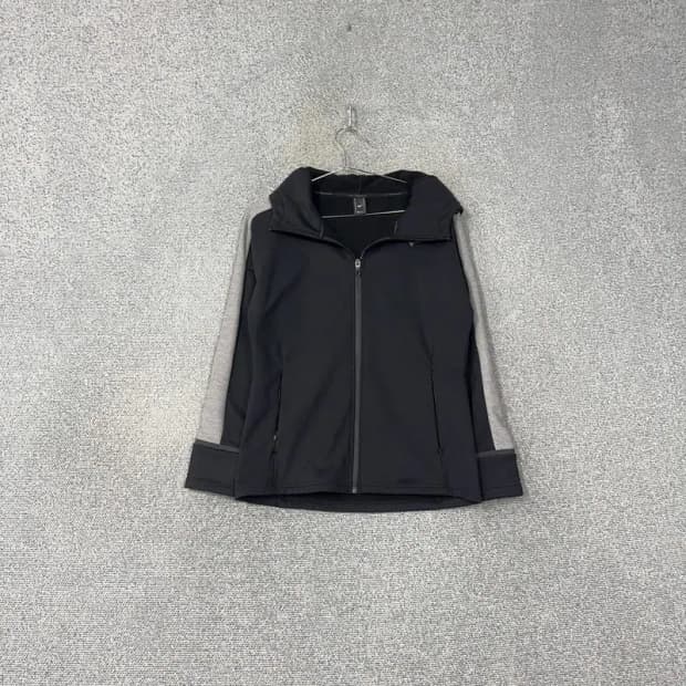 미즈노 기능성 블랙 후드집업 M