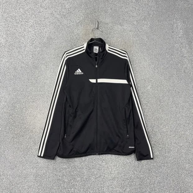 아디다스 로고 삼선 블랙 트랙탑 져지 95