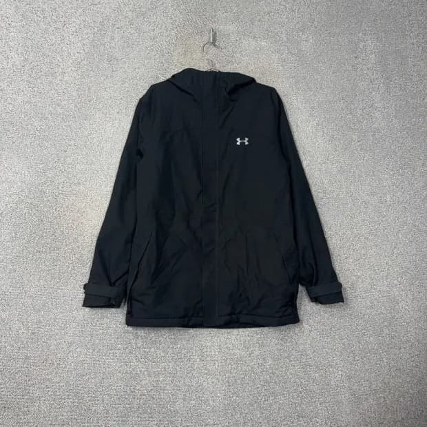 언더아머 블랙 로고 캐주얼 기능성 바람막이 M
