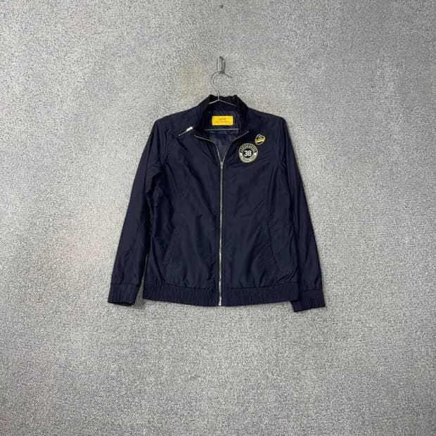 루이까스텔 로고 네이비 골프 기능성 바람막이 집업 95