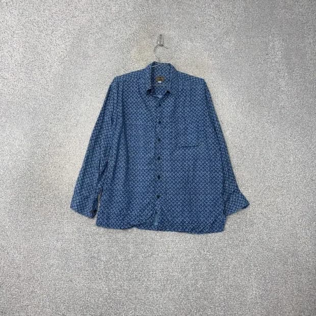 캘빈클라인 네이비 빈티지 패턴 셔츠 95