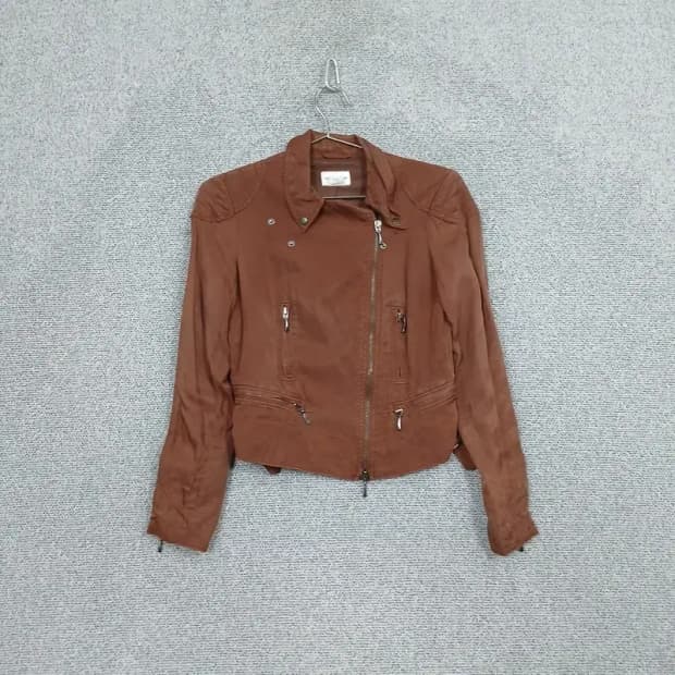 클럽모나코 브라운 스웨이드 라이더 자켓 XS/TP