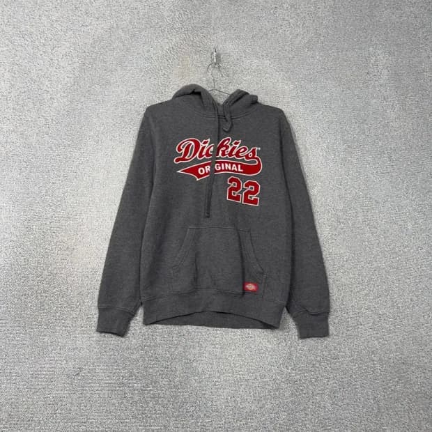 디키즈 로고 남성 그레이 후드티 S-M